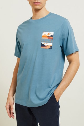 T-shirt regular - Turquoise