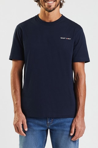 T-shirt regular - Bleu