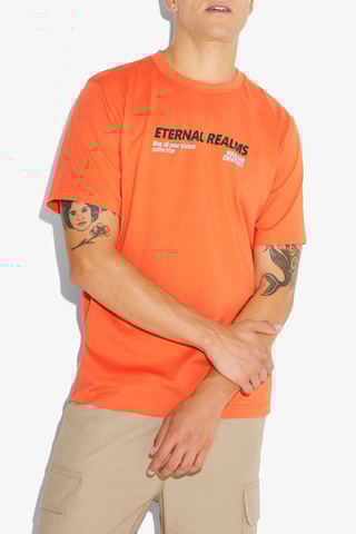 T-shirt regular - Orange