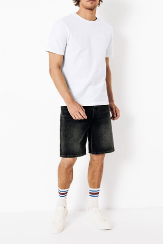 T-shirt regular en coton biologique - Blanc