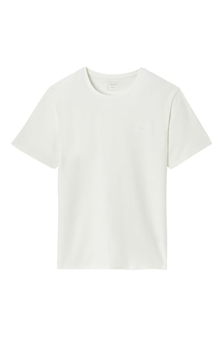 T-shirt regular en coton biologique - Blanc