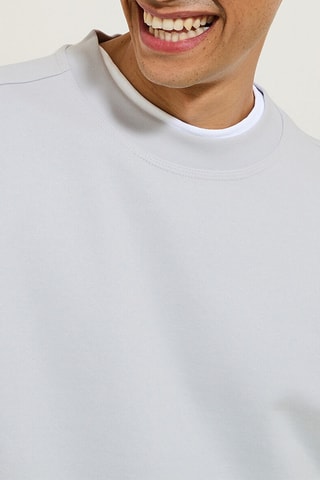 Sweat en coton biologique - Gris clair