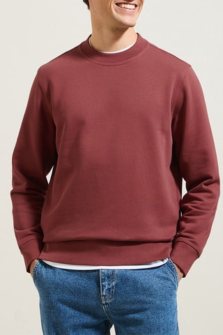 Sweat en coton biologique - Vieux rose