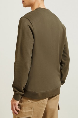 Sweat en coton biologique - Kaki