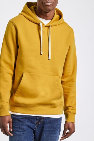 Sweat à capuche - Moutarde