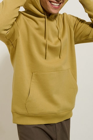 Sweat à capuche - Moutarde