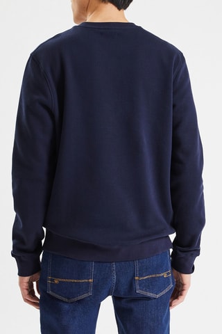 Sweat en coton biologique - Bleu