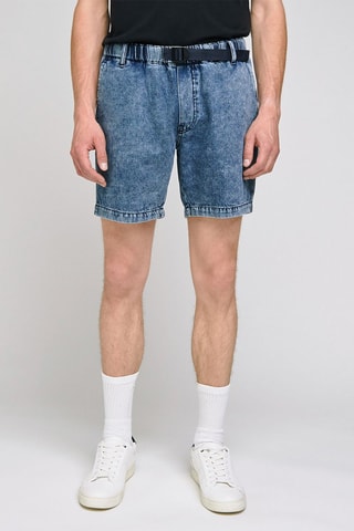 Short en jean - Bleu