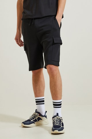 Short en molleton - Noir
