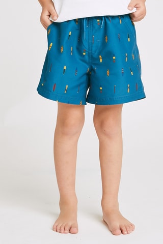 Short de bain - Bleu pétrole