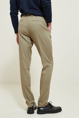 Pantalon de costume slim - Beige