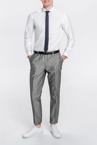 Pantalon de costume fitted - Gris