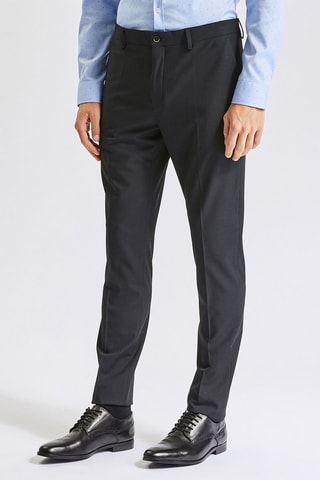Pantalon de costume slim - Bleu