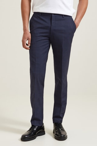 Pantalon de costume slim - Bleu