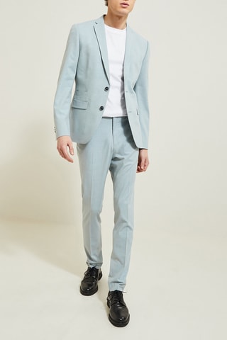Pantalon de costume slim - Bleu clair