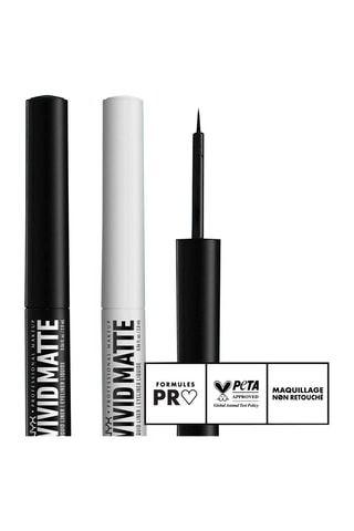 Eyeliner líquido mate Vivid Matte - Black - 2 ml