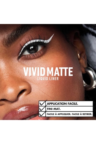 Eyeliner líquido mate Vivid Matte - Black - 2 ml
