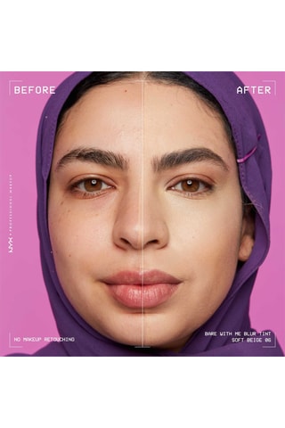 Base líquida vegan acabamento aveludado 12 h Bare With Me Blur - N°06 Soft Beige - 30 ml