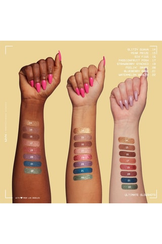 Sombra líquida vegan 12h Ultimate Glow Shots - Blueberry Bank - 7,5 ml