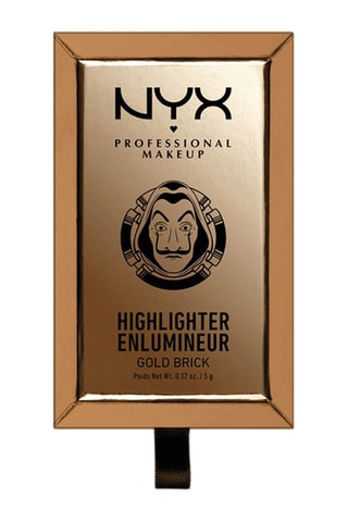 Highlighter compact fini métallique La Casa De Papel - 01 Gold Brick - 6,5 g