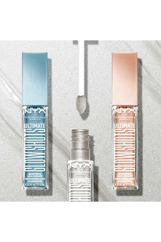 Sombra líquida iluminador vegan 12 h Ultimate Glow Shots - Come Thru Coconut - 7,5 ml