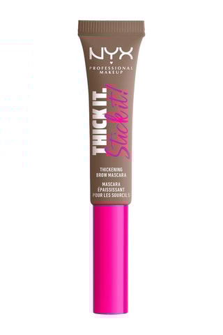 Máscara para sobrancelhas com cor espessante vegan 16 h Thick it Stick it - Toupeira - 7 ml