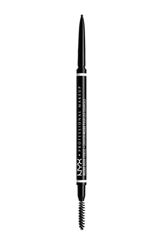 Lápis sobrancelhas vegan ponta dupla Micro Brow - Black - 0,09 g