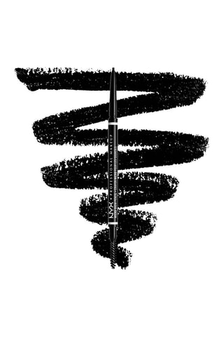 Lápis sobrancelhas vegan ponta dupla Micro Brow - Black - 0,09 g