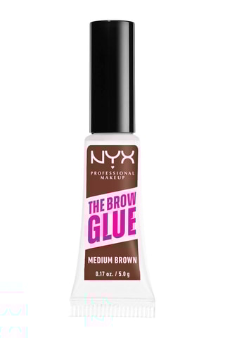 Glue fixadora vegan waterproof 16 h sobrancelhas The Brow Glue - Medium Brown - 5 g