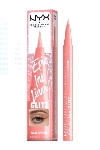 Eyeliner de feltro à prova d'água vegan 24 h Epic Ink - Bootcut Bling - 1 ml
