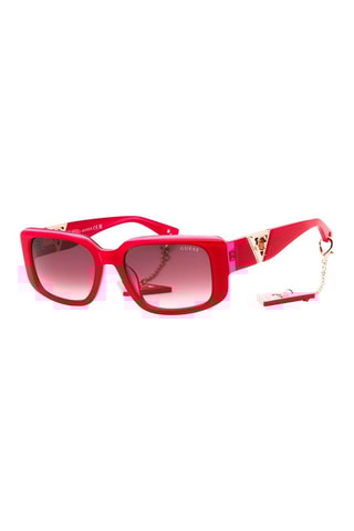 Lunettes de soleil femme - Catégorie 3 - Rose et bordeaux - Guess