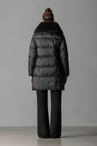 Caban à capuche - Noir