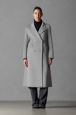 Manteau en laine - Gris clair