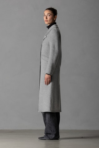 Manteau en laine - Gris clair