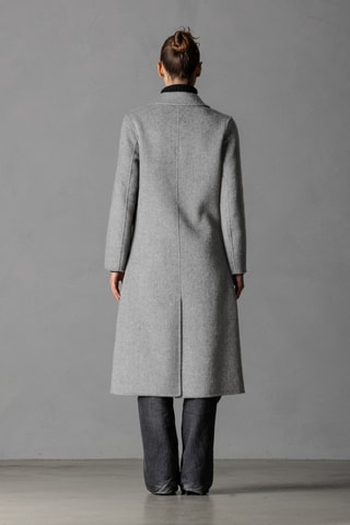 Manteau en laine - Gris clair