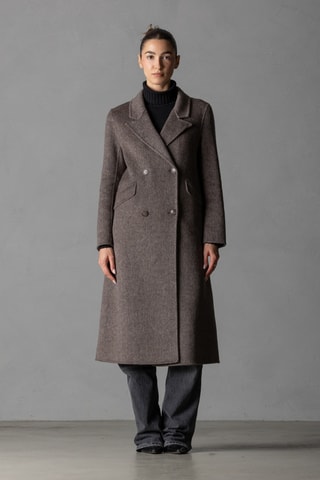 Manteau en laine - Taupe