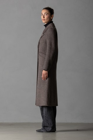 Manteau en laine - Taupe
