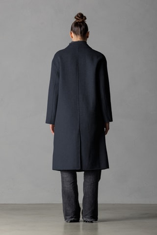 Manteau en laine - Bleu marine