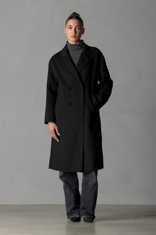 Manteau en laine - Noir