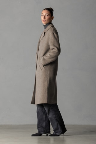 Manteau en laine - Marron