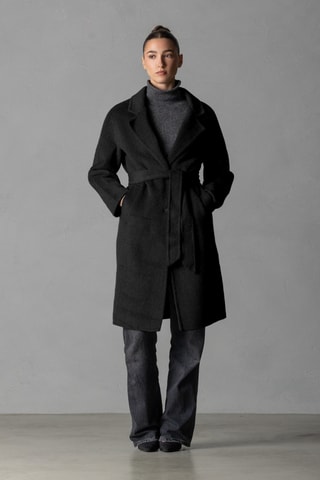 Manteau en laine - Noir