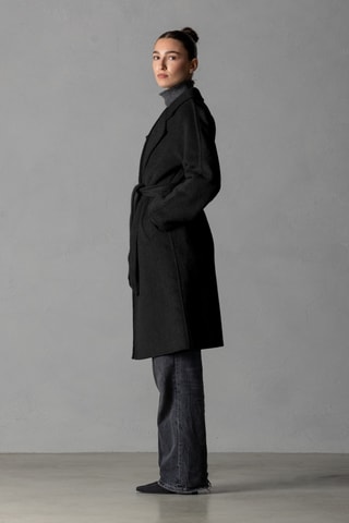 Manteau en laine - Noir