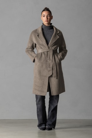 Manteau en laine - Taupe