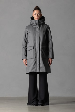 Parka à capuche - Gris