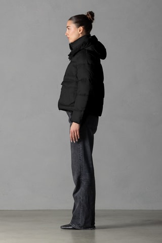 Doudoune à capuche - Noir