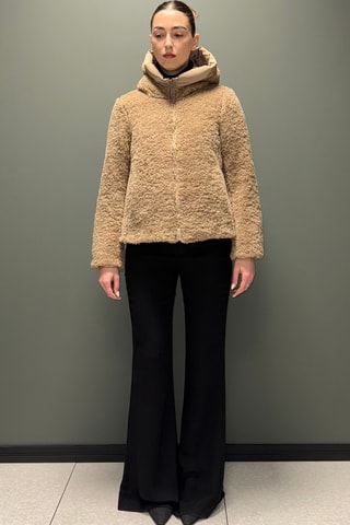 Veste réversible à capuche - Taupe