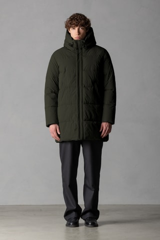 Doudoune à capuche - Vert foncé