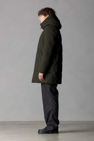 Doudoune à capuche - Vert foncé