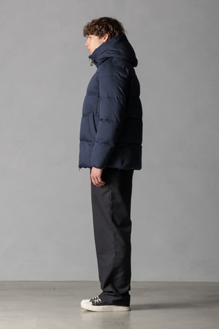 Doudoune à capuche - Bleu marine