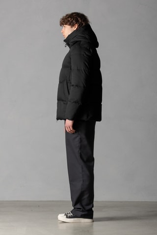 Doudoune à capuche - Noir